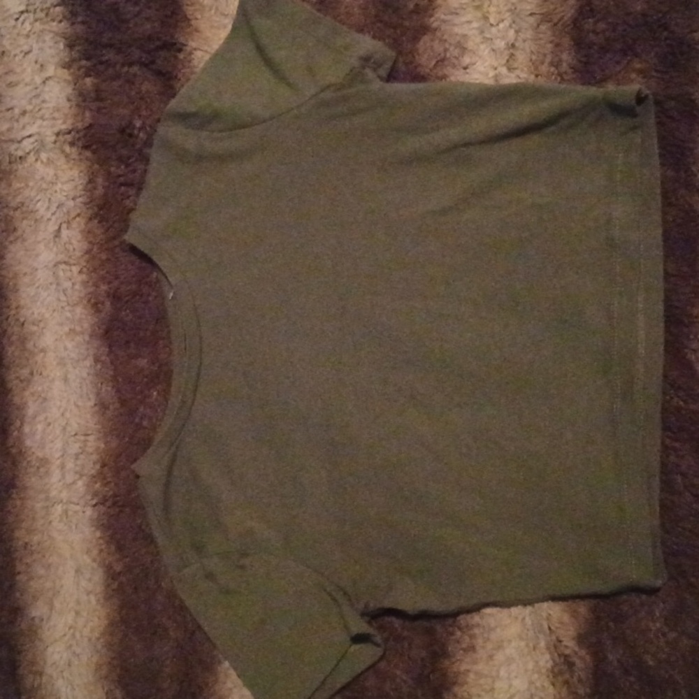 Green navy crop (juniors)